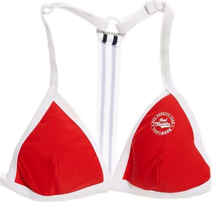 Superdry Bikini Τριγωνάκι Flare Red από το Z-mall