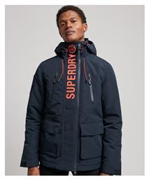 Superdry Ultimate SD Windcheater Ανδρικό Χειμωνιάτικο Μπουφάν Puffer Αντιανεμικό Navy Μπλε από το Z-mall