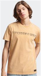Superdry Vintage Corp Ανδρικό T-shirt Κοντομάνικο Μπεζ από το Altershops