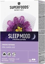 Superfoods Sleep Mood Συμπλήρωμα για τον Ύπνο 30 κάψουλες από το Pharm24