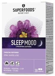 Superfoods Sleep Mood Συμπλήρωμα για τον Ύπνο 30 κάψουλες