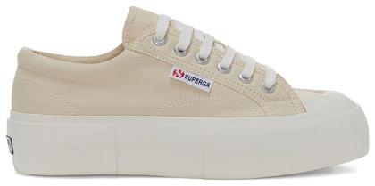 Superga Γυναικεία Flatforms Sneakers Μπεζ από το Modivo