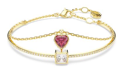 Swarovski Γυναικείο Βραχιόλι Αλυσίδα Bracelet Επιχρυσωμένο