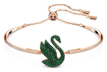 Swarovski Γυναικείο Βραχιόλι Iconic Swan Επιχρυσωμένο