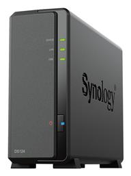 Synology DiskStation DS124 NAS 12TB SSD/HDD