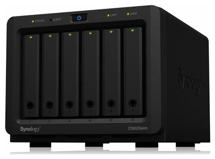 Synology DiskStation DS620slim NAS με 6 θέσεις για HDD/SSD από το e-shop