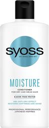 Syoss Moisture Conditioner για Ενυδάτωση για Ξηρά Μαλλιά 440ml