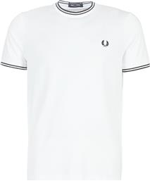 T-shirt με κοντά μανίκια Fred Perry TWIN TIPPED T-SHIRT Σύνθεση: Βαμβάκι από το Spartoo