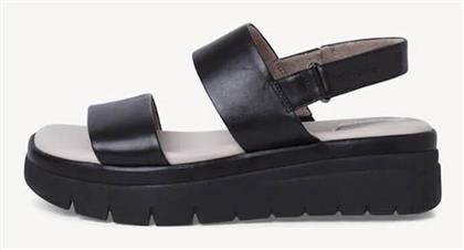Tamaris Δερμάτινα Γυναικεία Σανδάλια με Λουράκι Flatforms σε Χρώμα