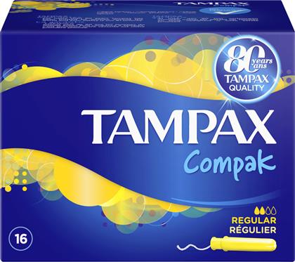 Tampax Ταμπόν Compak με Απλικατέρ για Κανονική Ροή 16τμχ από το Pharm24