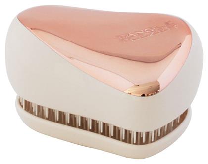 Tangle Teezer Compact Styler Βούρτσα Μαλλιών για Ξεμπέρδεμα Rose Gold / Ivory