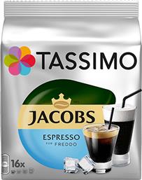 Tassimo Κάψουλες Espresso Jacobs Freddo Συμβατές με Μηχανή Tassimo 16caps