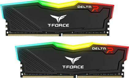 TeamGroup T-Force Delta RGB 16GB DDR4 RAM με 2 Modules (2x8GB) και Ταχύτητα 3600 για Desktop από το Plus4u