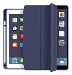 Tech-Protect Smartcase Flip Cover Δερματίνης Navy (iPad 2019/2020/2021 10.2'')