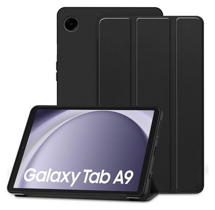 Tech-Protect Smartcase Flip Cover Μαύρο (Galaxy Tab A9 8.7 X110 / X115)