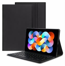 Tech-Protect Smartcase Plus Flip Cover Σιλικόνης με Πληκτρολόγιο Μαύρο Redmi Pad 10.6