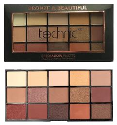 Technic Bronze & Beautiful Παλέτα με Σκιές Ματιών σε Στερεή Μορφή Πολύχρωμη 30gr