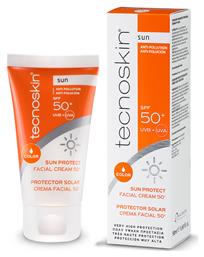 Tecnoskin Sun Protect Facial Cream Color Αντηλιακή Κρέμα Προσώπου SPF50 με Χρώμα 50ml