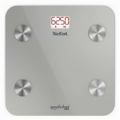 Tefal Goodvibes Smart Ζυγαριά με Λιπομετρητή & Bluetooth σε Γκρι χρώμα