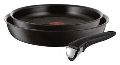 Tefal Ingenio Unlimited Σετ Τηγάνια από Αλουμίνιο Black με Αντικολλητική Επίστρωση 2τμχ