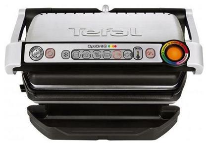 Tefal OptiGrill+ GC712D Τοστιέρα Γκριλιέρα με Αποσπώμενες Πλάκες 2000W Inox