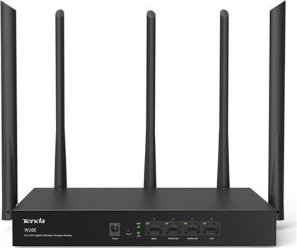 Tenda W20E Ασύρματο Router Wi‑Fi 5 με 4 Θύρες Gigabit Ethernet