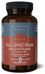 TerraNova Full-Spectrum Multivitamin Complex Πολυβιταμίνη 450mg 100 φυτικές κάψουλες