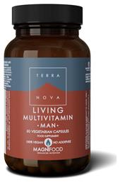 TerraNova Living Multivitamin Man Πολυβιταμίνη 50 φυτικές κάψουλες