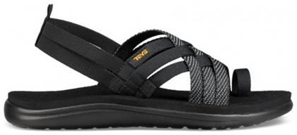 Teva Voya Strappy Γυναικεία Σανδάλια σε Μαύρο Χρώμα από το Z-mall