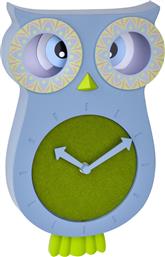 TFA Παιδικό Ρολόι Τοίχου Lucy Ξύλινο με Εκκρεμές Blue-Green 33.2εκ. από το e-shop