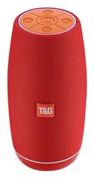 TG-108 Ηχείο Bluetooth 5W με Ραδιόφωνο και Διάρκεια Μπαταρίας έως 4 ώρες Red από το Filinda