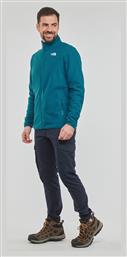 The North Face 100 Glacier Ανδρική Ζακέτα Fleece με Φερμουάρ Μπλε