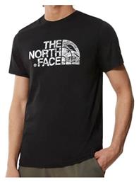 The North Face Ανδρική Μπλούζα Κοντομάνικη Μαύρη