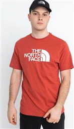 The North Face Ανδρικό T-shirt Κόκκινο με Λογότυπο από το Clodist