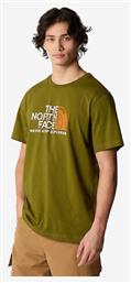 The North Face Ανδρικό T-shirt Κοντομάνικο Rust από το Altershops