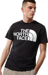 The North Face Ανδρικό T-shirt Μαύρο με Λογότυπο