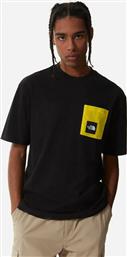 The North Face Ανδρικό T-shirt Μαύρο με Στάμπα από το Asos