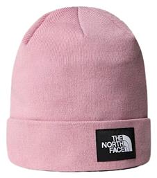 The North Face Dock Worker Recycled Beanie Unisex Σκούφος Πλεκτός σε Ροζ χρώμα