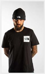 The North Face Fine Ανδρικό T-shirt Μαύρο με Λογότυπο από το Asos