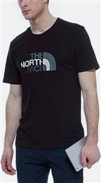 The North Face Easy Ανδρικό T-shirt Μαύρο με Λογότυπο από το Altershops