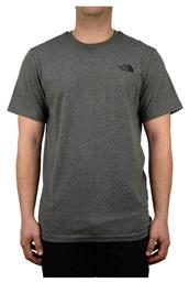 The North Face Simple Dome Ανδρικό T-shirt Γκρι με Λογότυπο