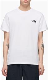 The North Face Simple Dome Ανδρικό T-shirt Λευκό με Λογότυπο από το Altershops