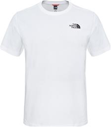 The North Face Simple Dome Ανδρικό T-shirt Λευκό Μονόχρωμο από το Cosmos Sport