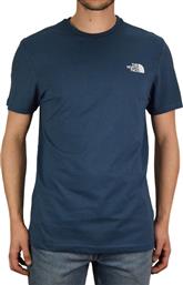 The North Face Simple Dome Tee NF0A2TX5N4L1 Blue Wing από το Athletix