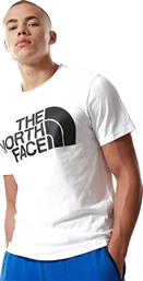 The North Face Standard Ανδρικό T-shirt Λευκό Με Στάμπα