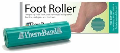 Thera-Band Foot Roller Κύλινδρος Μασάζ Πέλματος Πράσινος 12cm