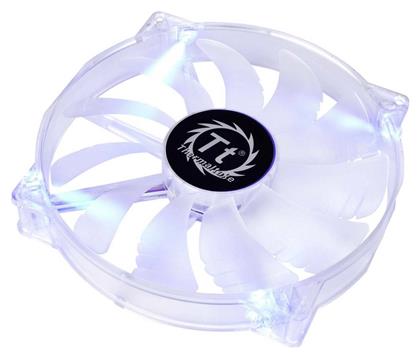 Thermaltake Pure 20 LED Case Fan 200mm με Μπλε Φωτισμό και Σύνδεση 3-Pin Λευκό