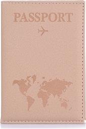 Θήκη Διαβατηρίου Brandbags Travel Collection World Map Μπεζ