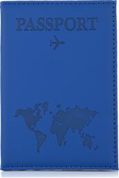 Θήκη Διαβατηρίου Brandbags Travel Collection World Map Μπλε
