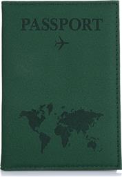 Θήκη Διαβατηρίου Brandbags Travel Collection World Map Πράσινο